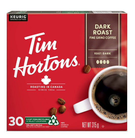 Tim Hortons K-cup Dark Roast Coffee 315g/11.11oz (Shipped from Canada)