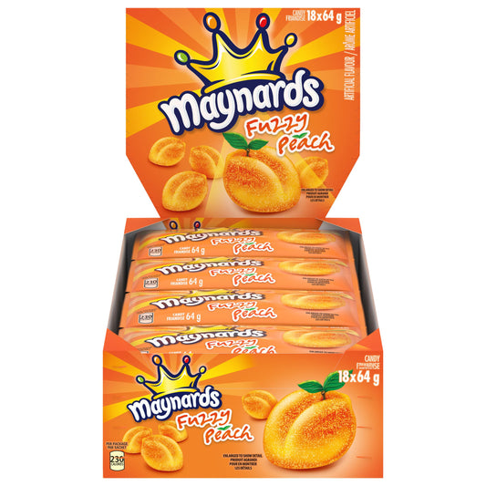 Maynards Fuzzy Peach Candy 64g/2.25oz (Shipped from Canada)
