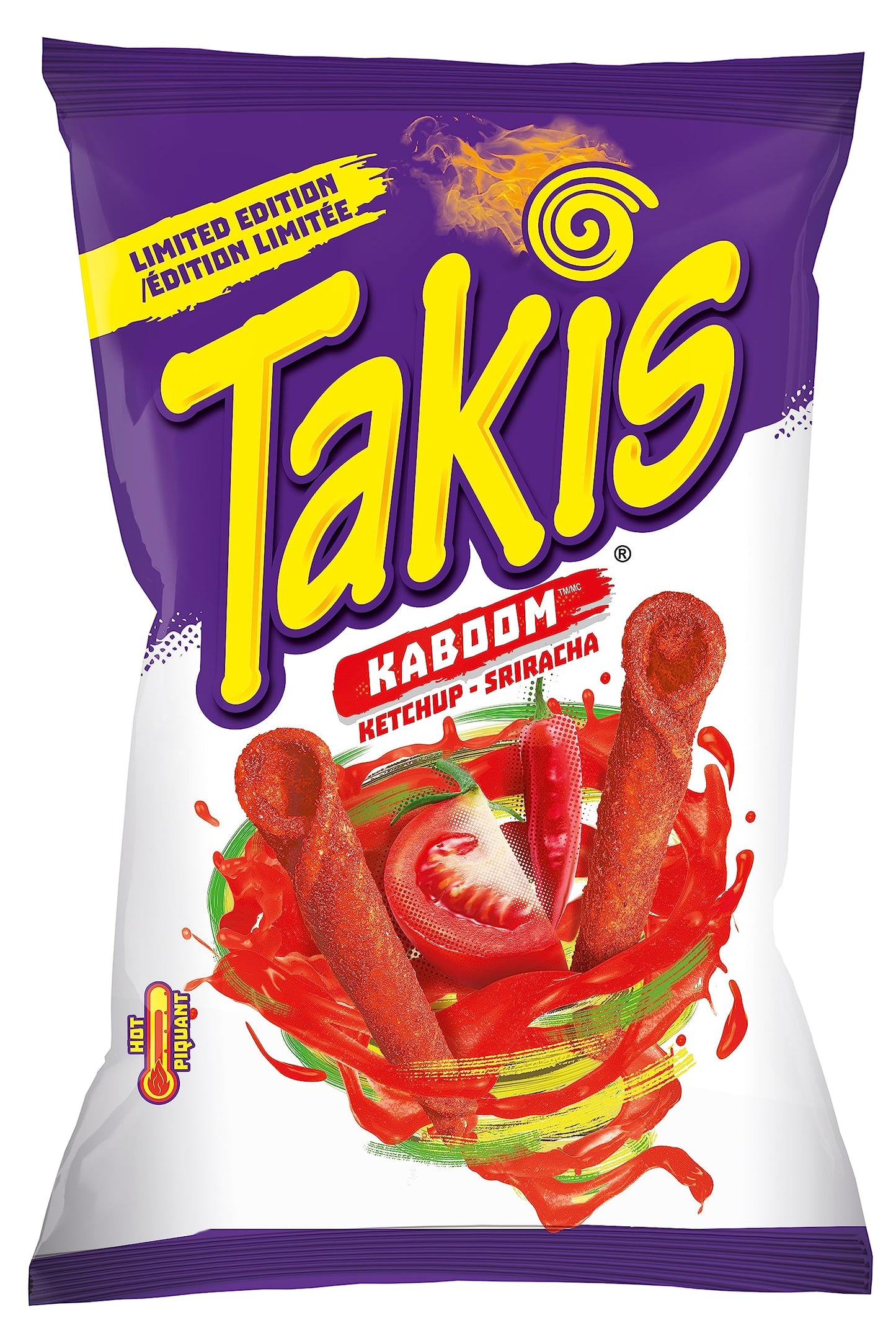 Takis Kaboom Ketchup-Sriracha front cover