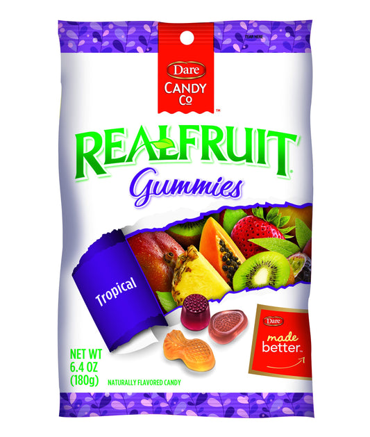 Real Fruit Gummies Fruit Snacks 180g/6.4oz (Shipped from Canada)