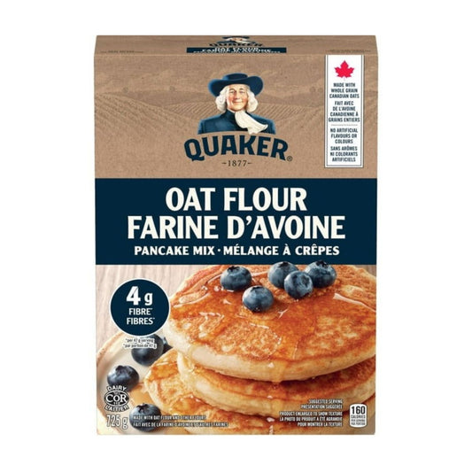 Quaker Oat Flour Pancake Mix, No Trans Fat, 725g/25.6 oz (Shipped from Canada)