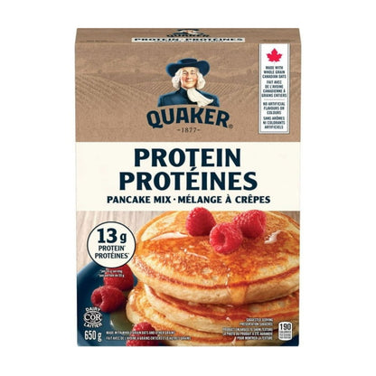 Quaker Protein Pancake Mix, 650g/22.9 oz (Shipped from Canada)