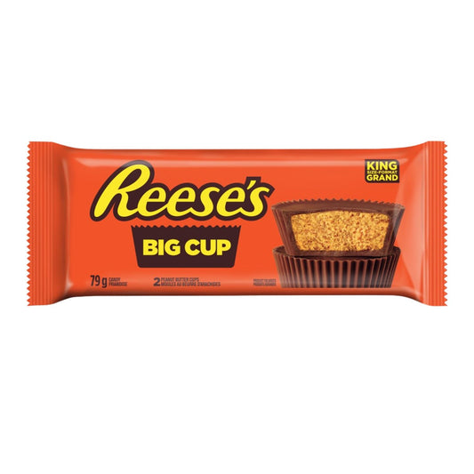 REESES Peanut Butter Big Cup, 16x79g/2.8 oz (Includes Ice Pack) Shipped from Canada