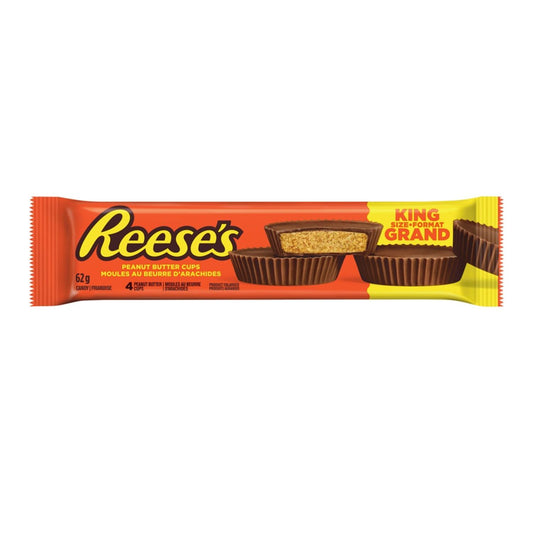 Reeses Peanut Butter Cups, King Size 24 x 62g/2.2 oz, (Incluces Ice Pack) Shipped from Canada