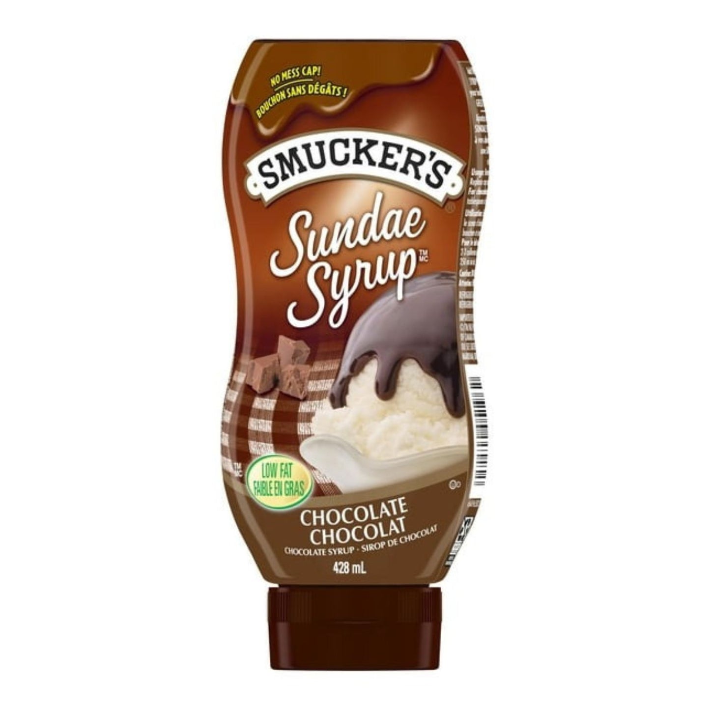 Smuckers Sundae Syrup Chocolate Flavoured Syrup, 428 mL/14.5 fl. oz (Shipped from Canada)