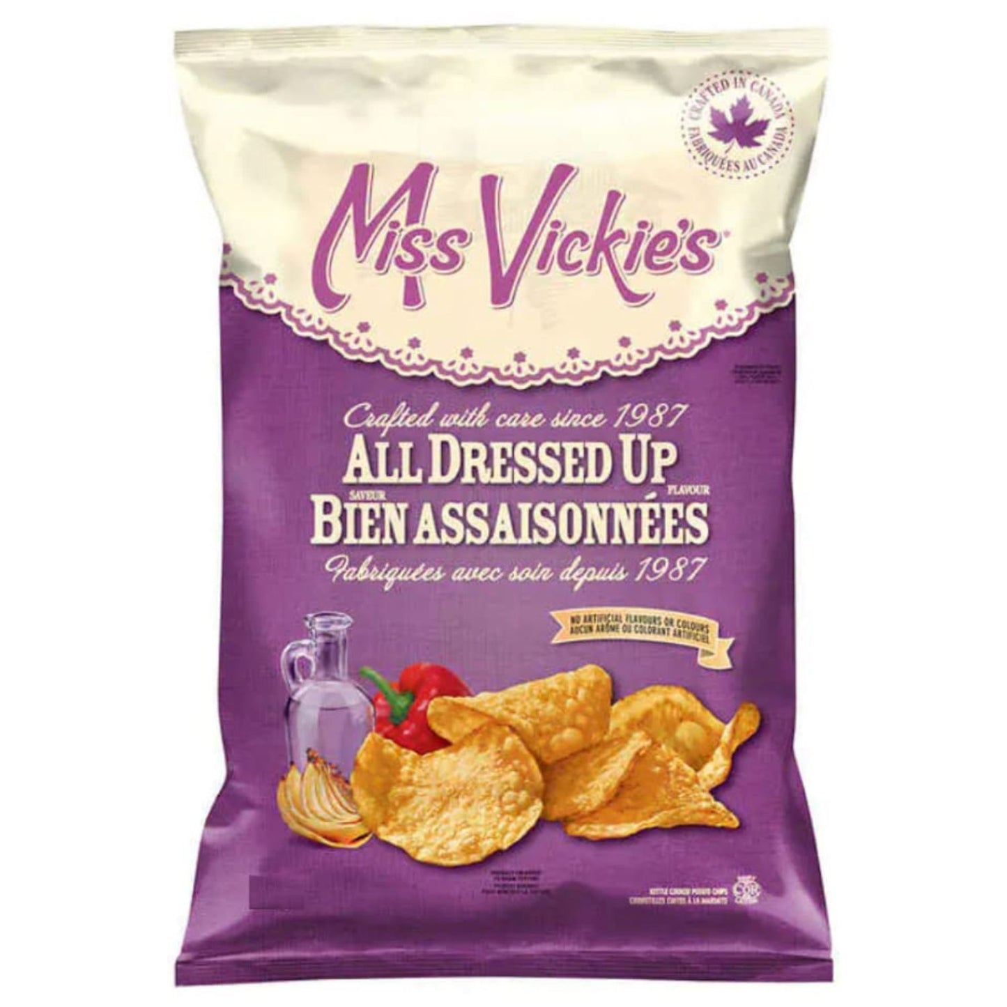 Miss Vickies All Dressed Kettle Cooked Potato Chips, 200g/7oz (Shipped from Canada)