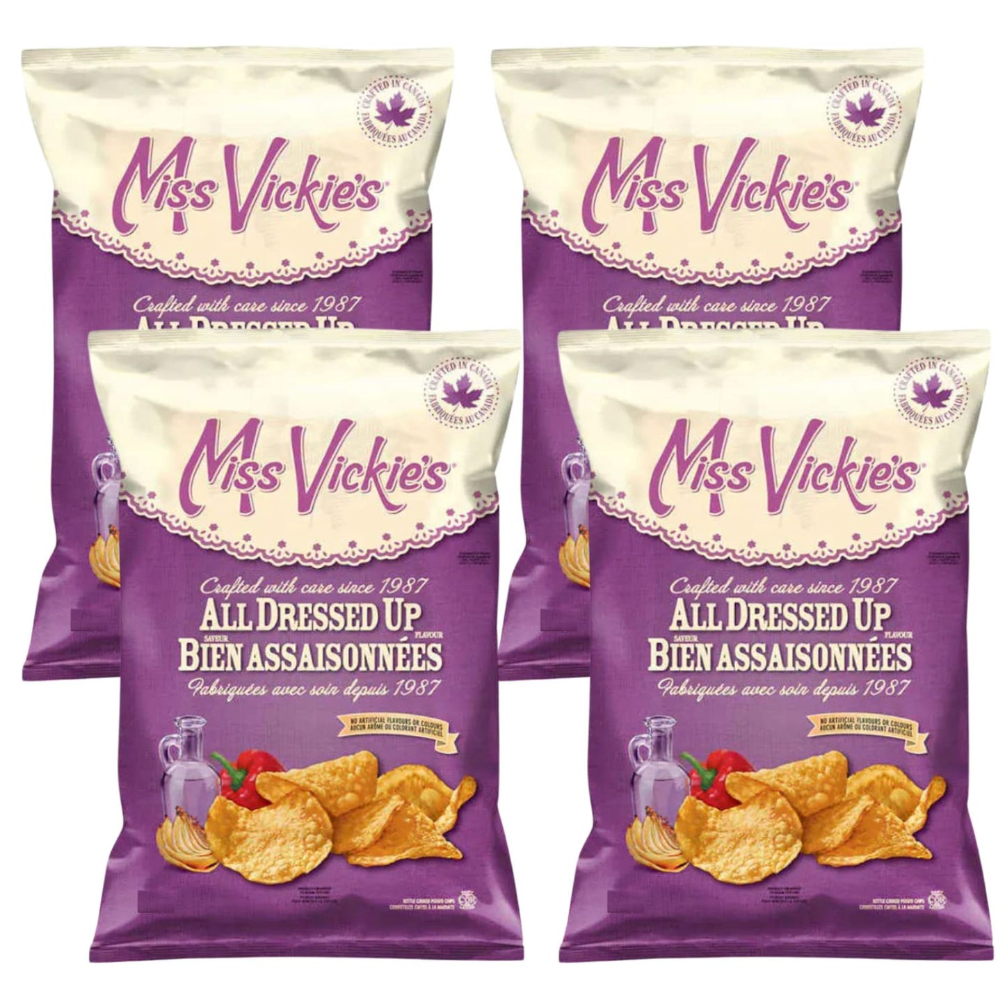 Miss Vickies All Dressed Kettle Cooked Potato Chips, 200g/7oz (Shipped from Canada)