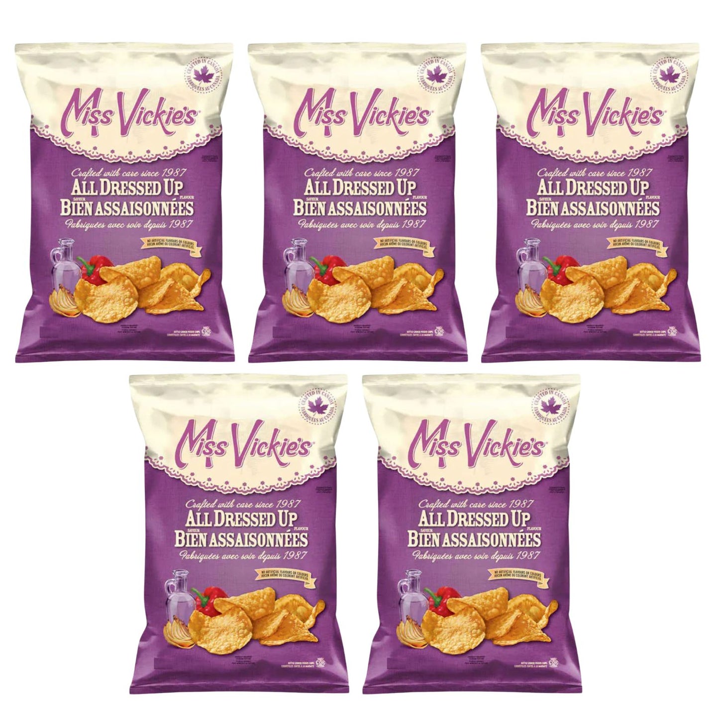 Miss Vickies All Dressed Kettle Cooked Potato Chips, 200g/7oz (Shipped from Canada)