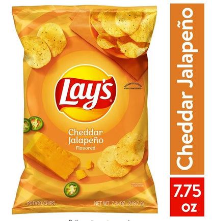 Lays Cheddar Jalapeno Flavored Potato Chips 1