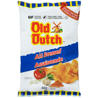 Old Dutch All Dressed Potato Chips, 40g/1.4oz (Shipped from Canada)