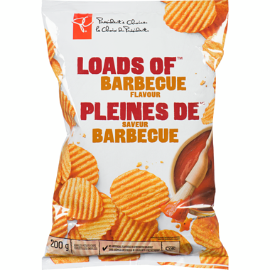 Presidents Choice Loads of Barbecue Chips front cover