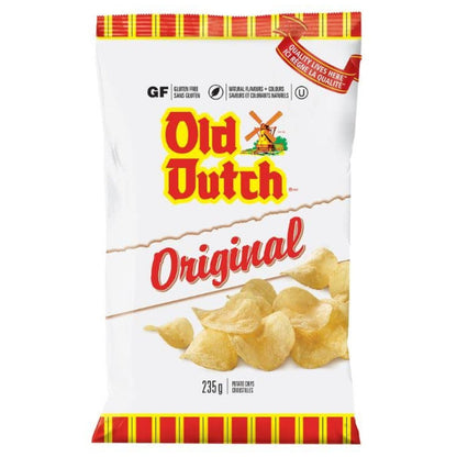 Old Dutch Original Potato Chips, 235g/8.3oz (Shipped from Canada)