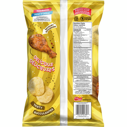 Lays Roast Chicken Potato Chips Family Bag back cover