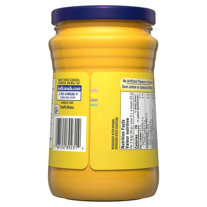 Kraft Cheez Whiz Spread 450g/15.87oz (Shipped from Canada)