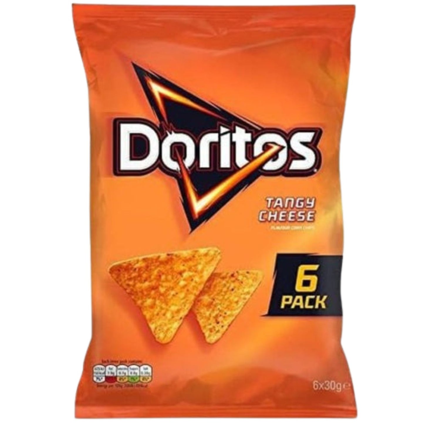 Doritos Tangy Cheese Multipack 6 x 30g/1.1oz (Shipped from Canada)