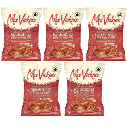 Miss Vickie's Kettle Cooked Sweet & Spicy Ketchup Potato Chips, 40g/1.4oz (Shipped from Canada)