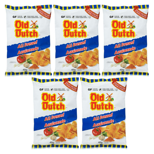 Old Dutch All Dressed Potato Chips, 40g/1.4oz (Shipped from Canada)