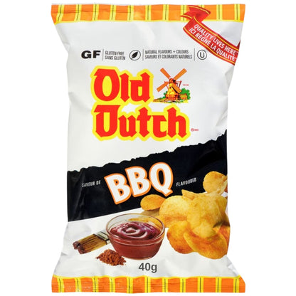 Old Dutch BBQ Potato Chips, 40g/1.4oz (Pack of 5) Shipped from Canada