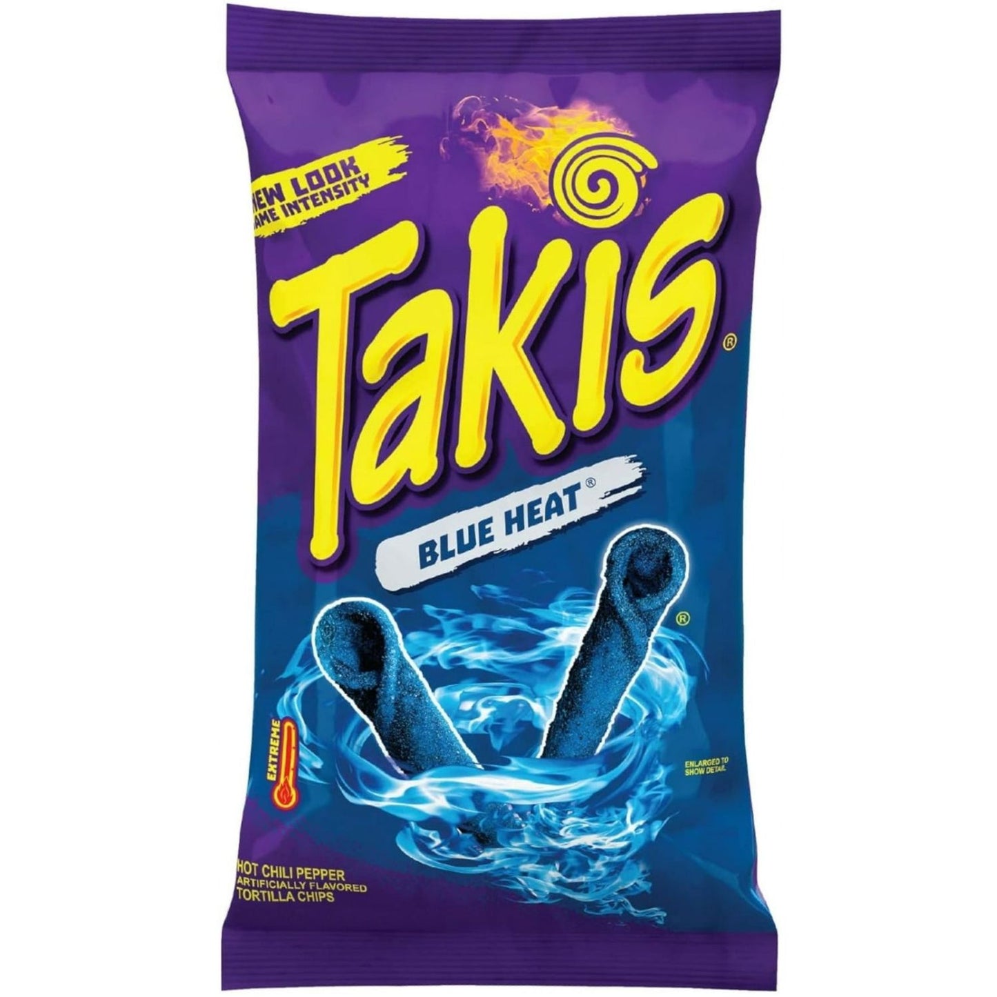 Takis Blue Heat Hot Chili Tortilla Chips, 260g/9.2oz (Shipped from Canada)