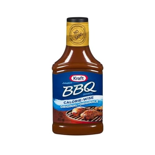 Kraft BBQ Sauce, Light, Kraft BBQ Sauce Light, 455mL/15.4 fl. oz (Shipped from Canada)