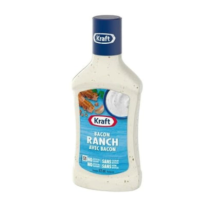 Kraft Ranch with Bacon Salad Dressing, 475ml/16.1 fl. oz (Shipped from Canada)