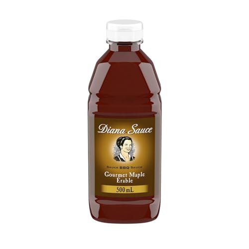 Diana Gourmet BBQ Sauce Maple, Pure Quebec Maple syrup, 500ml/16.9 fl. oz (Shipped from Canada)