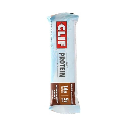 Clif Whey Protein Bar, Salted Caramel Cashew, Non-GMO, Kosher, Natural Flavor, 8 x 56g/2 oz (Shipped from Canada)