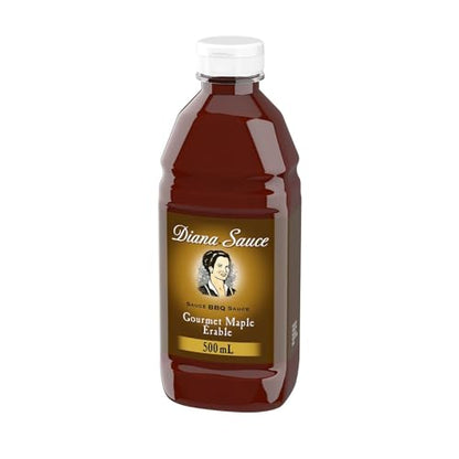 Diana Gourmet BBQ Sauce Maple, Pure Quebec Maple syrup, 500ml/16.9 fl. oz (Shipped from Canada)