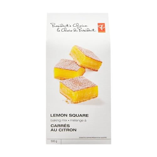 President's Choice Lemon Square Baking Mix, 500g/17.6 oz (Shipped from Canada)