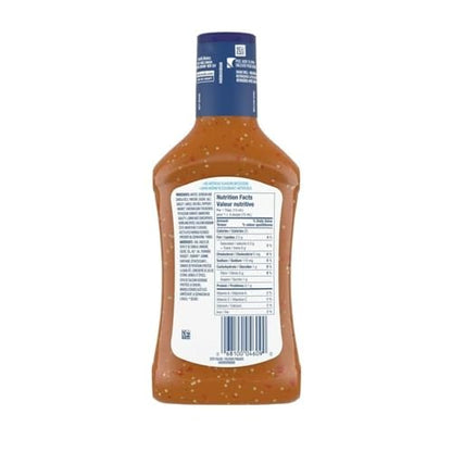 Zesty Italian Salad Dressing, Kraft, 475ml/16.1 fl. oz (Shipped from Canada)