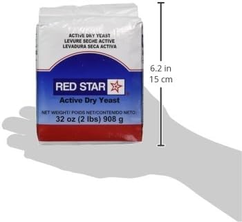 Red Star Active Dry Yeast, Non-GMO, 908g/32 oz (Shipped from Canada)