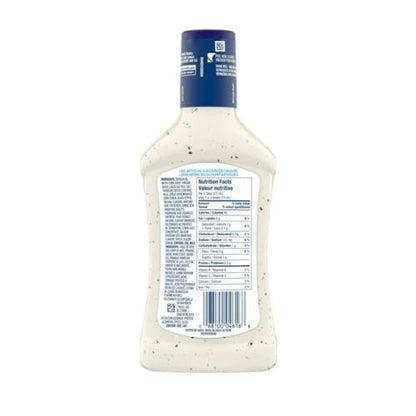 Peppercorn and Ranch Salad Dressing, Kraft, 475ml/16.1 fl. oz (Shipped from Canada)