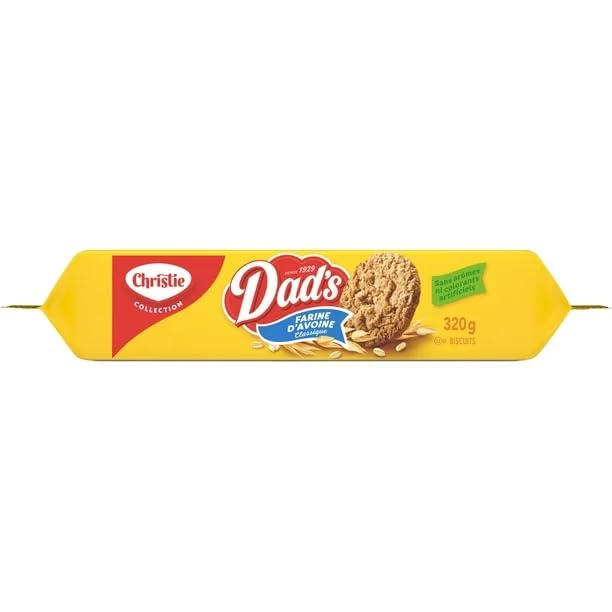 Dad's Oatmeal Original Cookies, 320g/11.3 oz (Shipped from Canada)