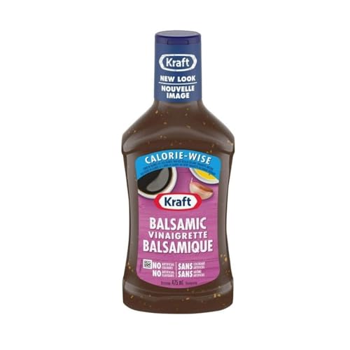 Kraft Balsamic Vinaigrette Salad Dressing, Calorie Wise, 475ml/16.1 fl. oz (Shipped from Canada)