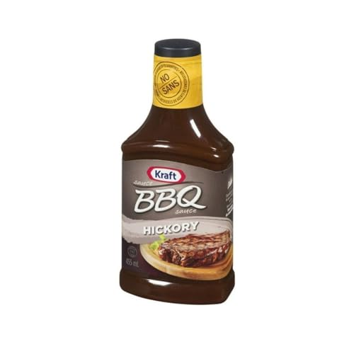 Kraft BBQ Sauce, Hickory, Kraft BBQ Sauce Hickory, 455mL/15.4 fl. oz (Shipped from Canada)