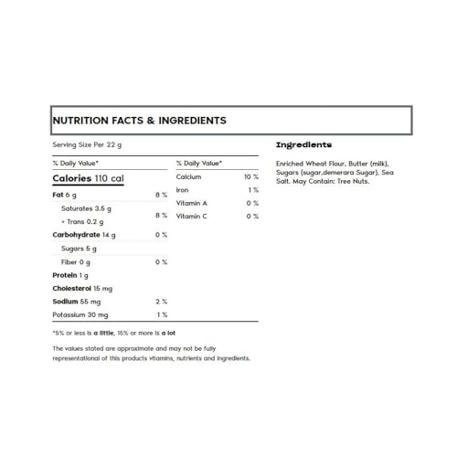 President's Choice Milk Chocolate Crêpes Nutrition Facts