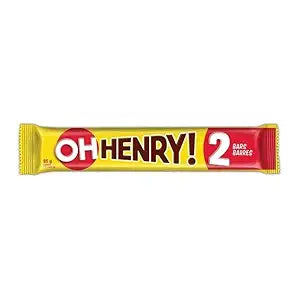 OH HENRY! Chocolatey King Size Candy Bar, 85g/3oz (Includes Ice Pack) (Shipped from Canada)