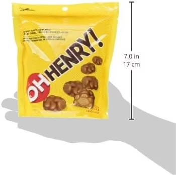 Oh Henry! Chocolatey Candy Bites, Bag, 230g/8.1oz (Shipped from Canada)