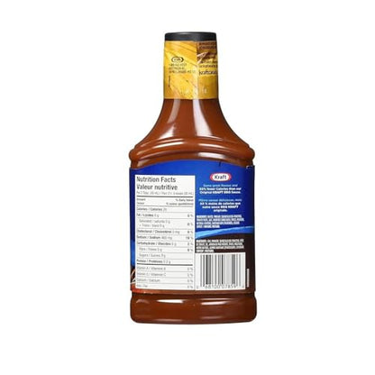 Kraft BBQ Sauce, Light, Kraft BBQ Sauce Light, 455mL/15.4 fl. oz (Shipped from Canada)