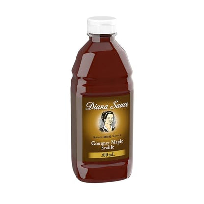 Diana Gourmet BBQ Sauce Maple, Pure Quebec Maple syrup, 500ml/16.9 fl. oz (Shipped from Canada)