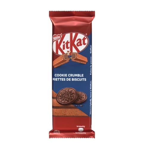 Nestle KitKat Cookie Crumble Wafer Bar 120g/4.23oz (Includes Ice Pack) (Shipped from Canada)