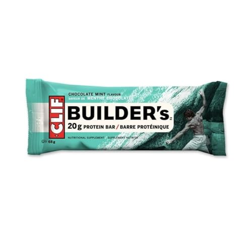 Clif Builder's Bar, Chocolate Mint, Protein Bar, Gluten Free, 68g/2.4oz (Shipped from Canada)