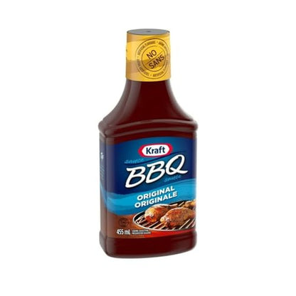 Kraft BBQ Sauce, Original, 455mL/15.4 oz (Shipped from Canada)