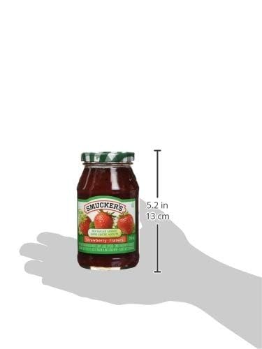 Smuckers No Sugar Added Strawberry Spread, 310 mL/10.5 fl. oz (Shipped from Canada)