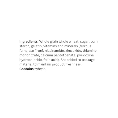 Great Value Frosted Shredded Wheat Cereal Ingredients