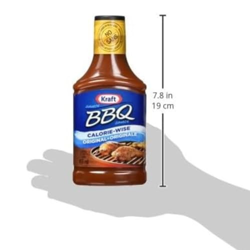 Kraft BBQ Sauce, Light, Kraft BBQ Sauce Light, 455mL/15.4 fl. oz (Shipped from Canada)