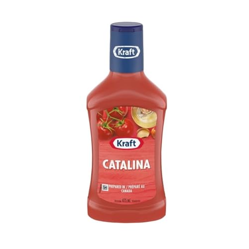 Catalina Salad Dressing, Kraft, Creamy Tangy Flavor, Tomato Puree Base, 475ml/16.1 fl. oz (Shipped from Canada)