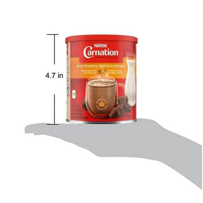 Nestle Carnation Rich and Creamy Hot Chocolate, Canister, 450g/15.9oz (Shipped from Canada)