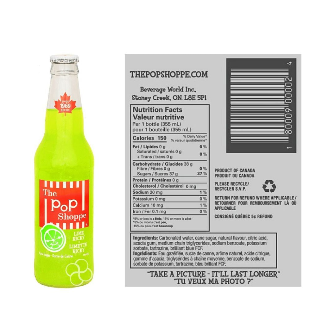 The PoP Shoppe Variety Pack - Four Flavours, 12 x 355ml/12 fl. oz. (Shipped from Canada) by Trendnsave