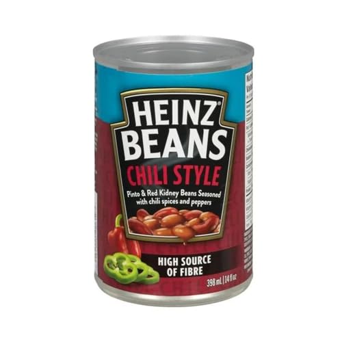 Heinz Chili Style Pinto & Red Kidney Beans, Cholesterol Free, 398mL/13.5 fl. oz (Shipped from Canada)